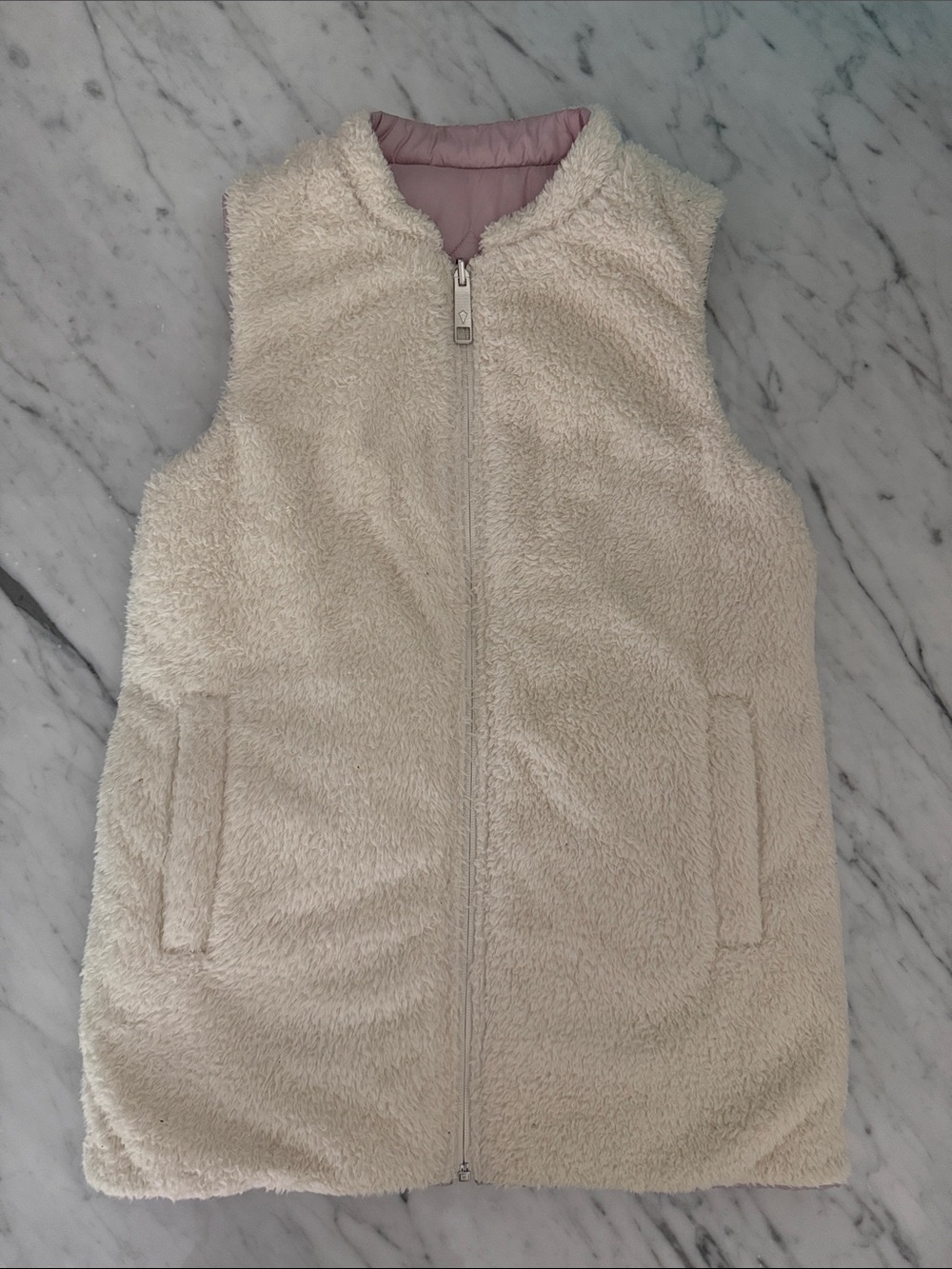 Ivivva Reversible Shearling and Purple/Pink Vest